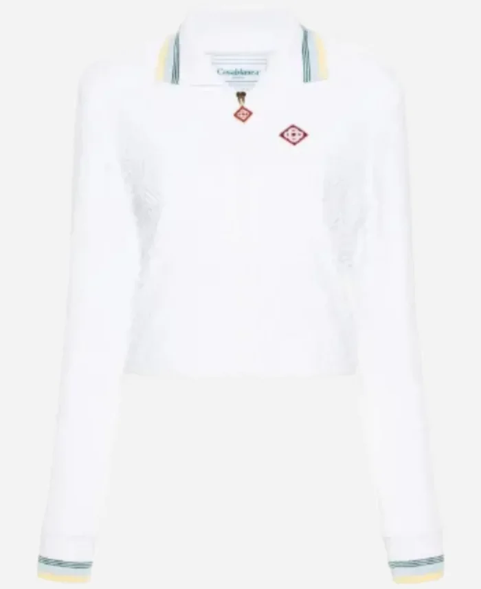 Bianca The Cleaning Lady S04 White Bomber Jacket
