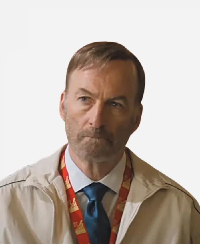 Bob Odenkirk Movie Nobody 2 Hutch Mansell White Bomber Jacket