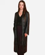 Bobby Rainsbury Dept Q 2025 Black Leather Coat