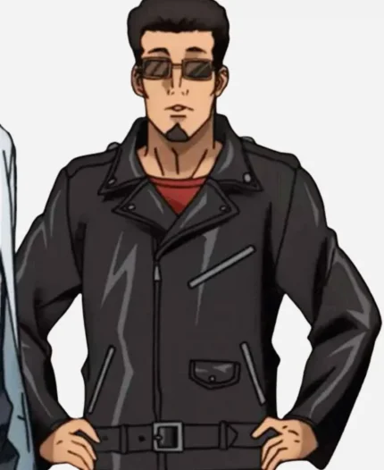 Boiled Sakamoto Days 2025 Black Leather Jacket