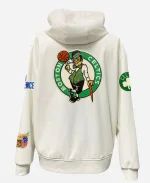 Boston Celtics Zip-Up Leather Jacket