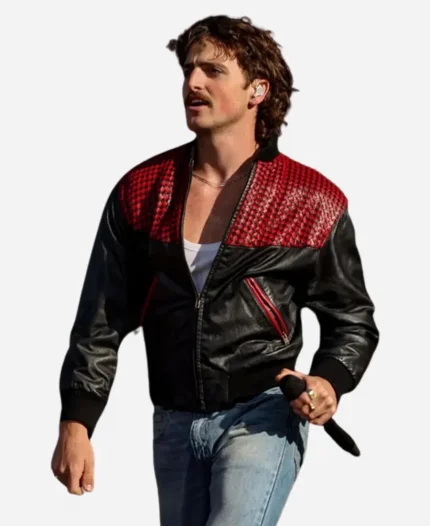 Bottlerock Napa Valley Benson Boone Black Bomber Jacket For Sale