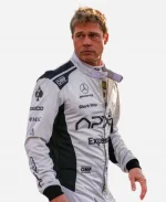 Brad Pitt F1 Racer Leather Jacket