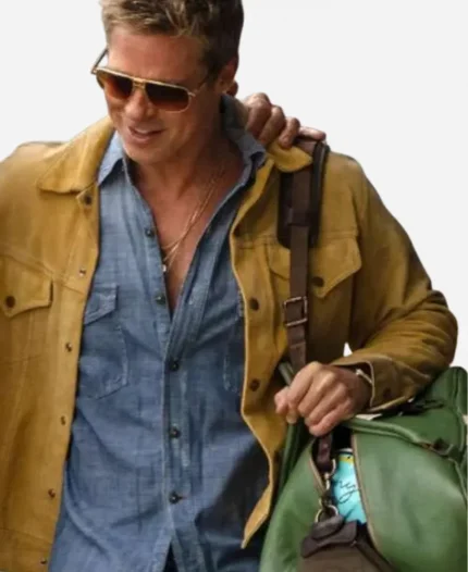 Brad Pitt F1 The Movie Suede Leather Jacket