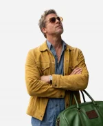 Brad Pitt F1 The Suede Leather Trucker Jacket