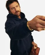 Brandon Sklenar Drop 2025 Blue Hoodie