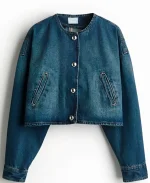 Caitlyn Torres TV Series Motorheads 2025 Melissa Collazo Denim Jacket