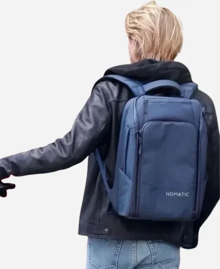 Chad Michael Murray Movie Freakier Friday 2025 Jake Black Hooded Leather Jacket