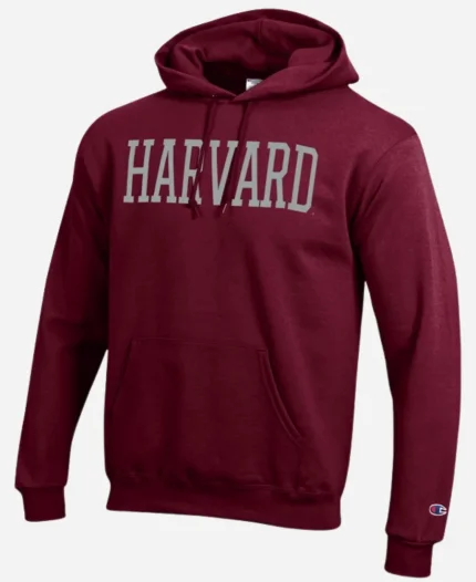 Champion Crimson Harvard Crimson Eco Powerblend Pullover Hoodie For Men’s