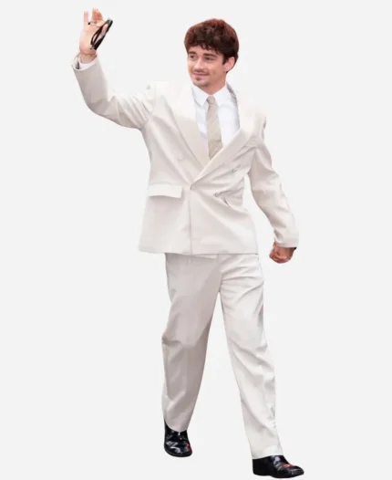 Charles Leclerc F1 2025 Movie Premiere Beige Suit