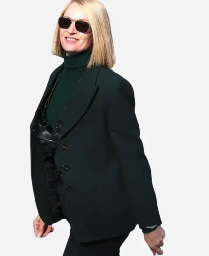 Charley TV Series Dexter Resurrection 2025 Uma Thurman Green Blazer