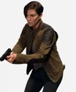Charlize Theron The Old Guard Brown Jacket