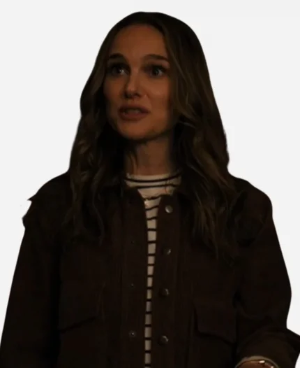 Charlotte Purdue Movie Fountain of Youth Natalie Portman Brown Corduroy Jacket