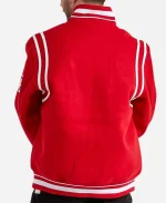 Chicago Bulls 6X Champs NBA Red Bomber Jacket For Unisex