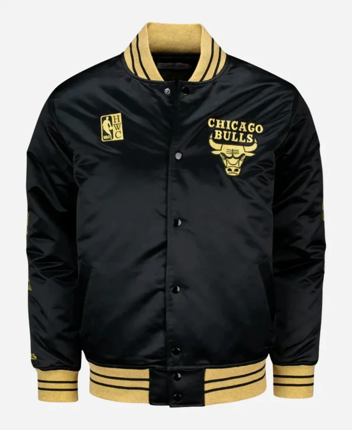 Chicago Bulls MVP Black Varsity Jacket