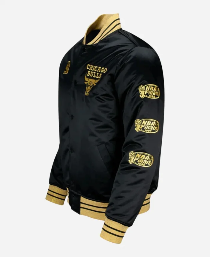 Chicago Bulls MVP Black Varsity Letterman Jacket