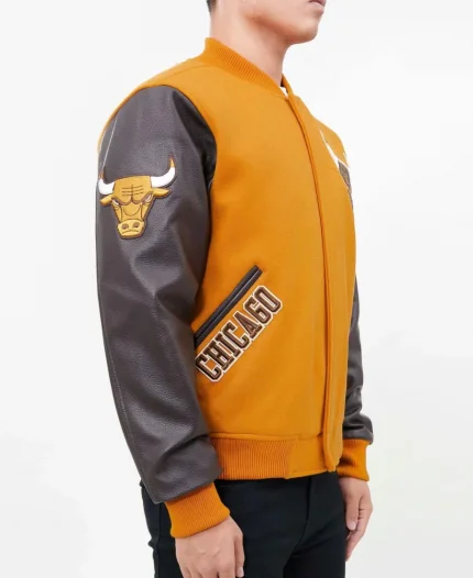 Chicago Bulls NBA Logo Varsity Jacket