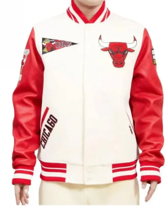 Chicago Bulls NBA Retro Letterman Varsity Jacket