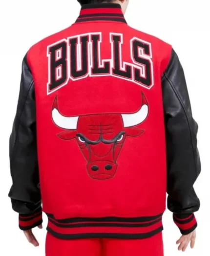 Chicago Bulls NBA Retro Letterman Varsity Jacket For Unisex
