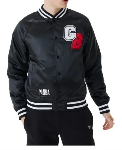Chicago Bulls NBA Varsity Black Jacket