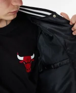 Chicago Bulls NBA Varsity Black Jacket For Sale