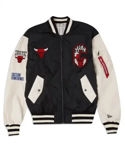 Chicago Bulls New Era NBA Bomber Jacket
