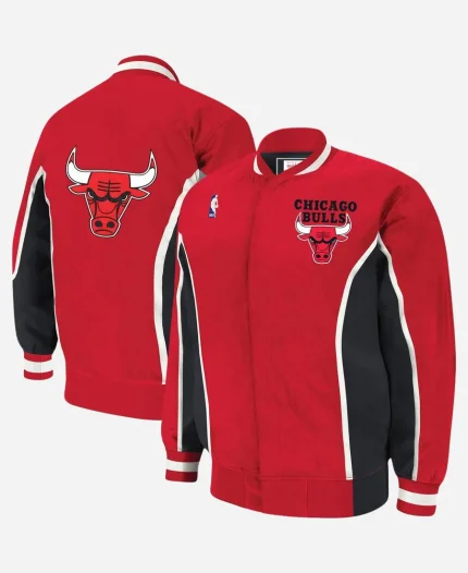 Chicago Bulls Warm Up Varsity Jacket