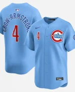 Chicago Cubs Pete Crow Armstrong Light Blue Jersey