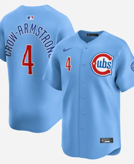 Chicago Cubs Pete Crow Armstrong Light Blue Jersey