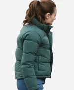 Chicago PD S12 Kim Burgess Green Puffer Jacket