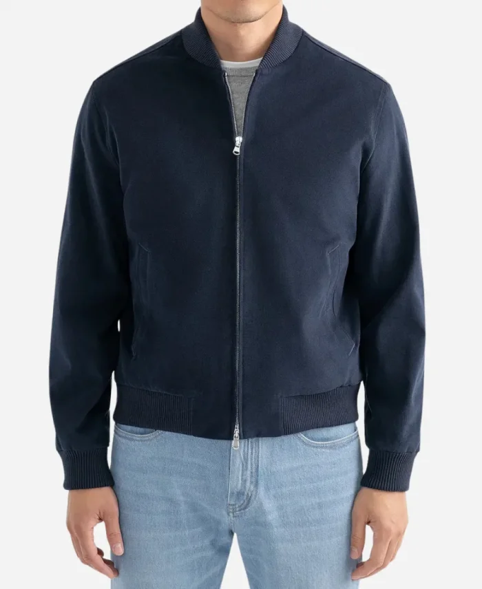 Chiwetel Ejiofor Movie The Life of Chuck 2025 Marty Anderson Blue Bomber Jacket