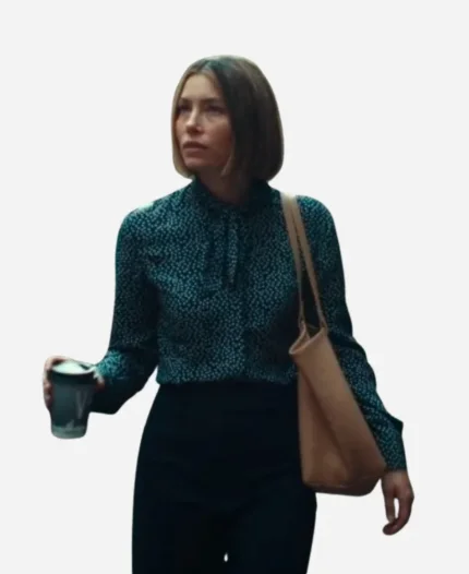 Chloe Taylor Tv Series The Better Sister Jessica Biel Polka Dot Blouse For Sale