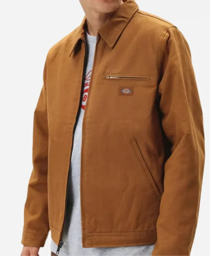 Chris De La Rosa The Cleaning Lady S04 Brown Jacket