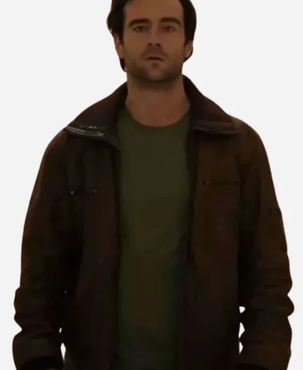 Cillian O’Sullivan The Lost Princess 2025 Brown Leather Jacket