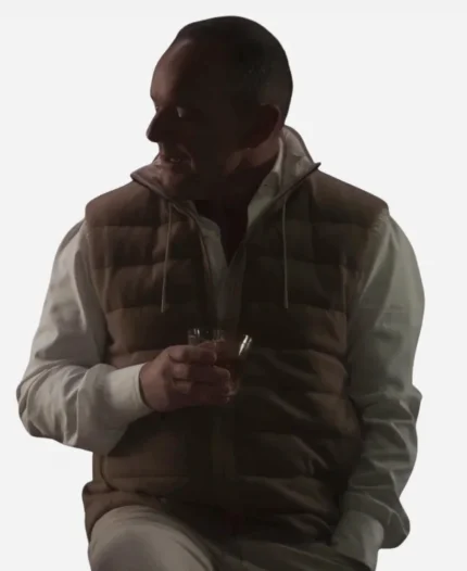 Clark Gregg Zero Day S01 Brown Puffer Vest