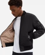 Coach Outlet Reversible Ma 1 Black And Brown Bomber Jacket
