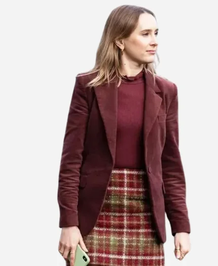 Code Of Silence Rose Ayling-Ellis Maroon Blazer