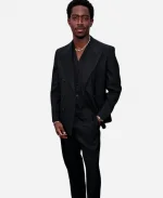 Damson Idris F1 2025 Movie Premiere Black Suit