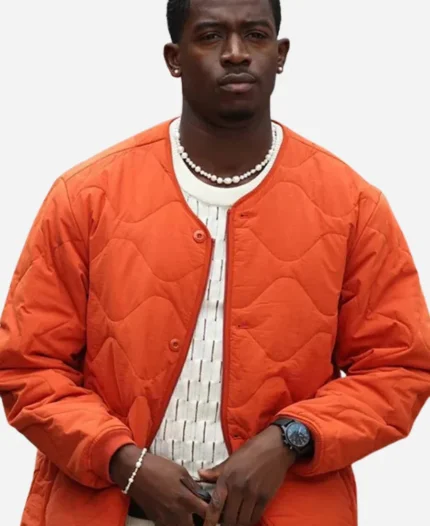 Damson Idris F1 The Movie Orange Jacket