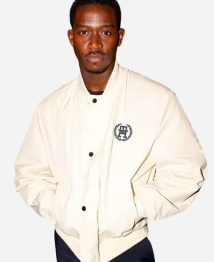 Damson Idris F1 The Movie White Jacket