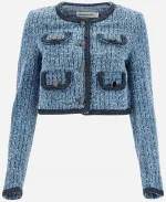 Danielle Campbell TV-Series The Waterfront S01 Denim Blue Cropped Jacket