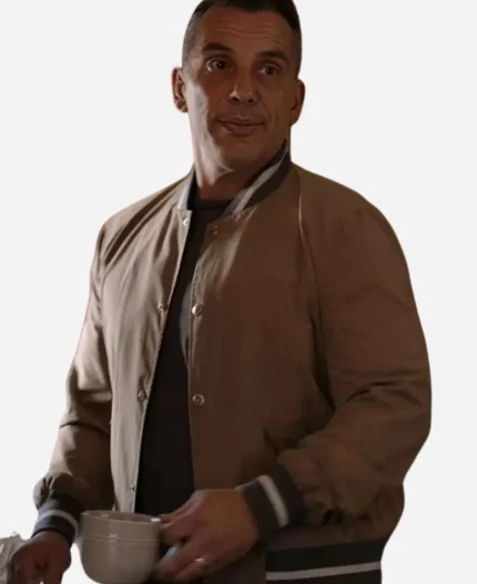 Danny Bookie Season 02 Beige Bomber Jacket