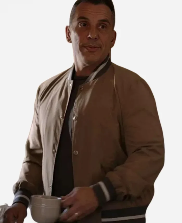 Danny Bookie Season 02 Beige Bomber Jacket