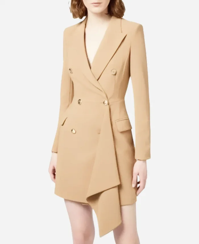Daphnee Duplaix TV-Series Beyond The Gates 2025 Nicole Drape Blazer Coat