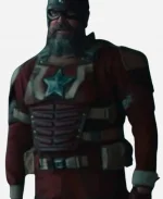 David Harbour Movie Thunderbolts 2025 Alexei Shostakov Red Guardian Red Costume Leather Jacket