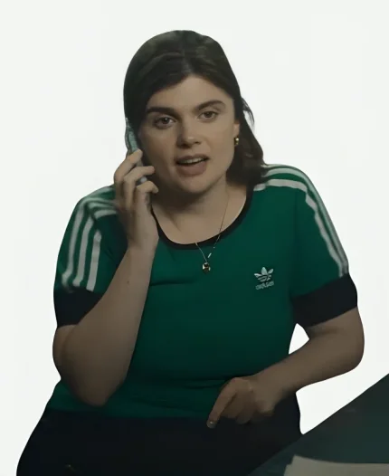 Death Valley S01 Gwyneth Keyworth Green Shirt