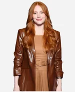 Deep Cover Bryce Dallas Howard Leather Blazer