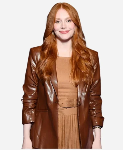 Deep Cover Bryce Dallas Howard Leather Blazer