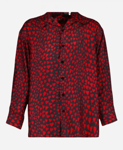 Dept. Q 2025 Leah Byrne Heart Printed Shirt