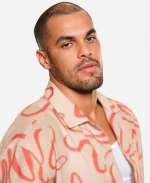 Destination X 2025 Josh Martinez Beige & Orange Swirl Shirt